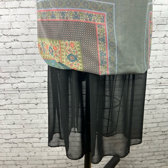 Dream Daily | Anthropologie, Vntg long boho pattern summer Silesia maxi skirt XS - Picture 7 of 8